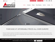 Tablet Screenshot of manolya.de